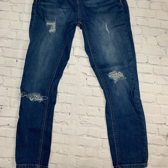 Vanilla Star Mid Rose Crop Jeans - Picture 2 of 3